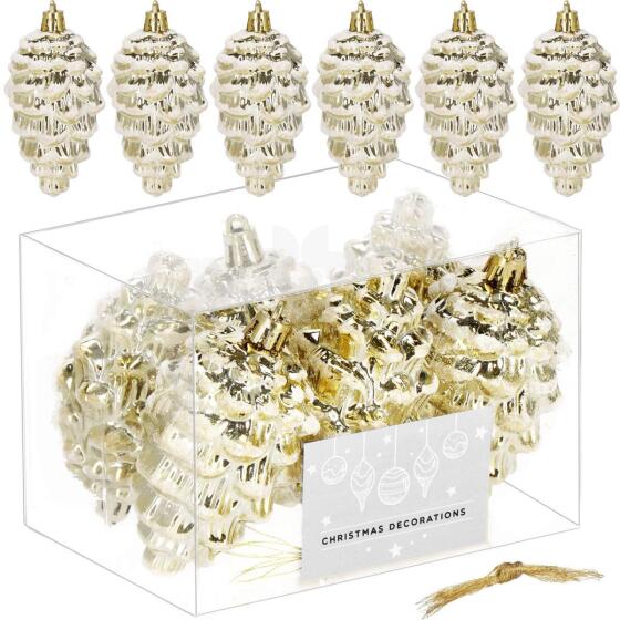 Christmas Tree Decoration Set Springos CA1171, 6 pcs