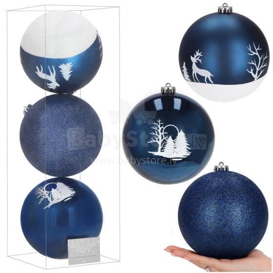 Christmas tree decoration set Springos CA1363, 3 pcs.