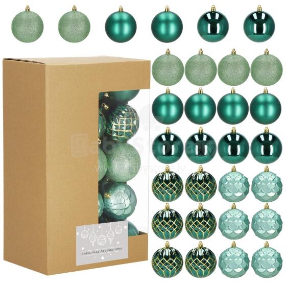 Christmas tree decoration set Springos CA1411, 30 pcs.