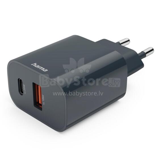 Hama 00864410 20W USB-C USB-A Fast Charging Charger ECOSENTIAL
