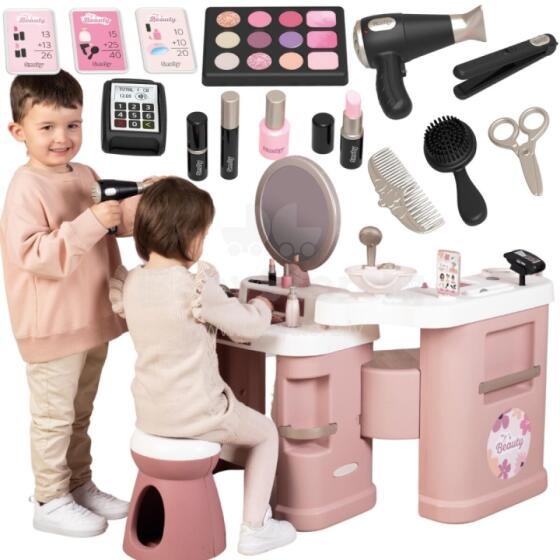 SMOBY Mazais stilists centrs BEAUTY + 26 aksesuāri frizieris un kosmetologs
