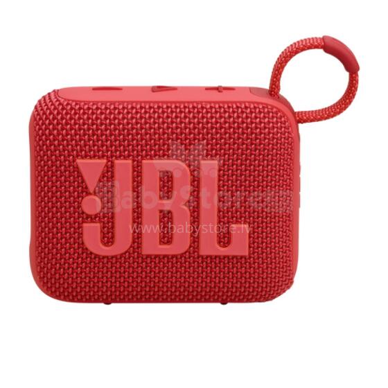 JBL ūdensizturīga portatīvā skanda JBL Go 4, sarkana