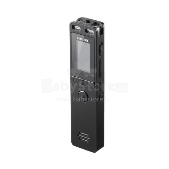AIWA digitālais balss ierakstītājs, 16 GB, melns