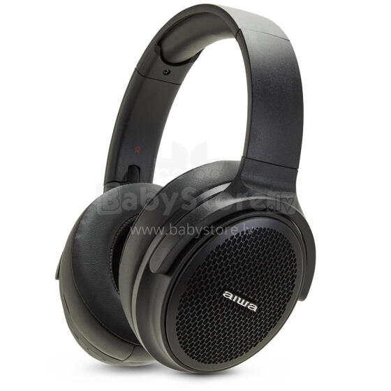 AIWA bluetooth austiņas ar HyperBass, melnas