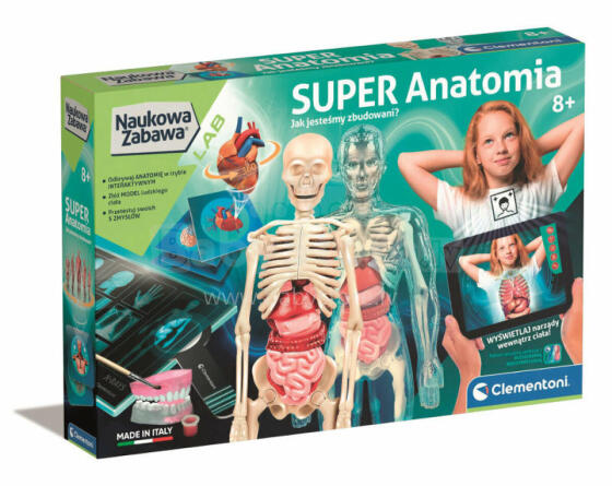 Science Fun Super Anatomy Polish Language Clementoni 50919