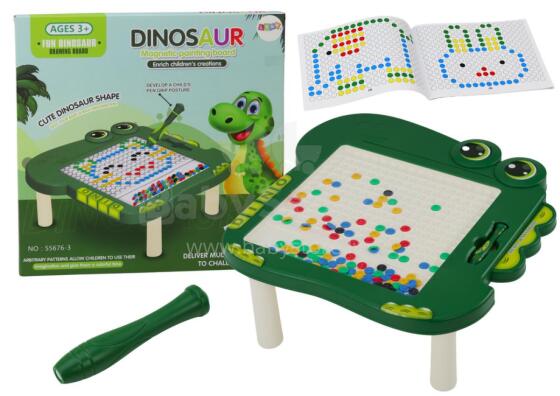 Dinosaur Educational Magnetic Board Table Pad Puzzle Green