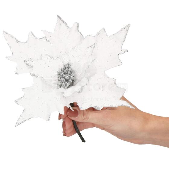 Christmas decoration – Poinsettia flower Springos CA0720, 26 cm