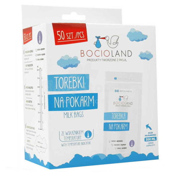 0199 MILK BAGS 200ML 50PCS BL019