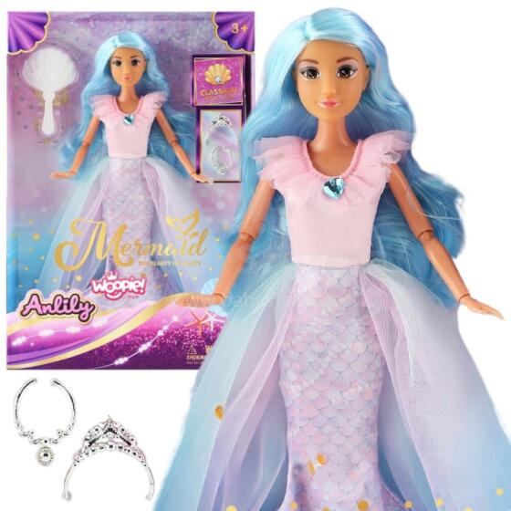 WOOPIE ROYAL Doll Lili - Mermaid with Accessories Sea Adventure