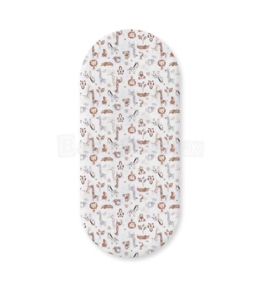 ALBERO MIO Cradle Sheet C016 Zoo World