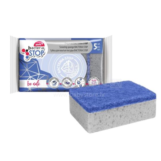 Dishwashing sponge BACTERIA STOP 5 pcs.
