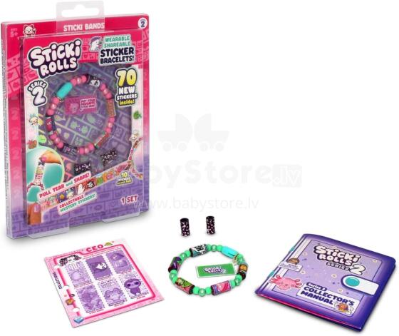 Sticki Rolls Art.267413 bracelet with accessories and stickers