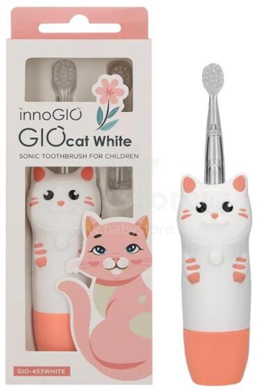 INNOGIO GIO-453WHITE Sonic Toothbrush for Children GIOcat White