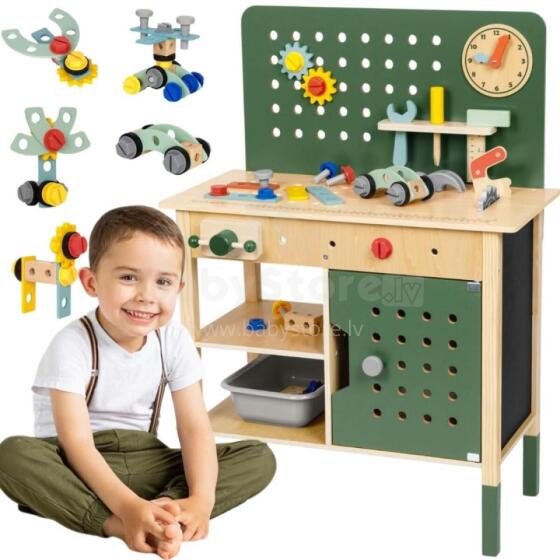 WOOPIE GREEN Wooden STEM Workshop Tool Set