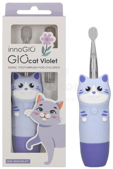 INNOGIO GIO-453VIOLET Sonic Toothbrush for Kids GIOcat Purple