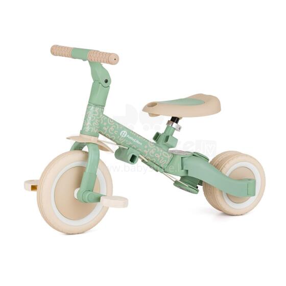 PETITE&MARS 613480 Multifunctional Tricycle 5in1 Turbo Green Twist