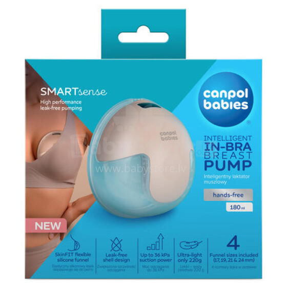 CANPOL BABIES intelligent in-bra breast pump SMARTSENSE, 20/115