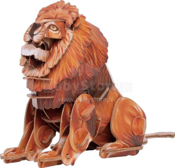 MAKEBUG 3D Paper puzzle Lion, MB-D-0017