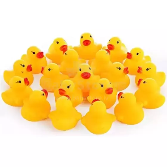 Quack-tastic Mini Tiny 12 Ducks Art.267879 Mini gumijas 12 pilītes 4X3cm