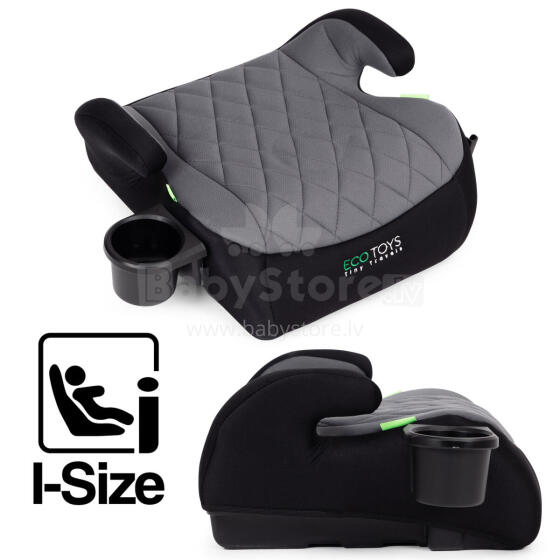 Автокресло-бустер для детей i-SIZE Рост 125-150 см Подстаканник ECOTOYS