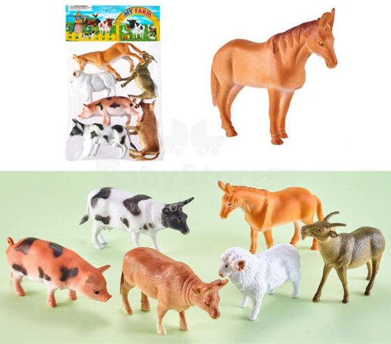 ZWIERZĘTA DOMOWE FARMA 6 SZTUK