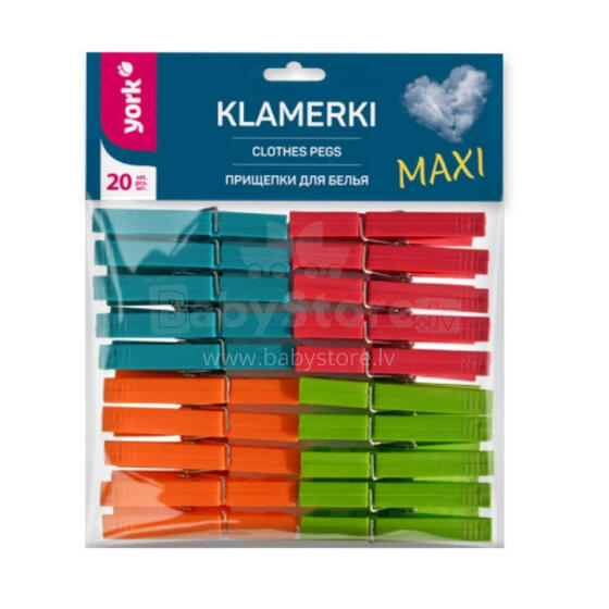 Clothes pegs MAX 20 pcs.