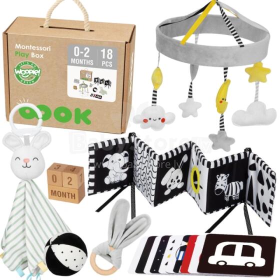 WOOPIE GREEN XXL Box Montessori Sensory and Education 7in1 FSC