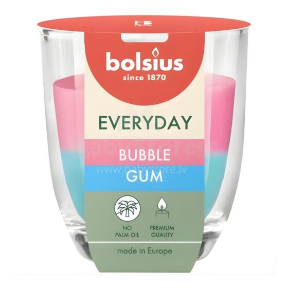 Svece arom. stikla gl. Everyday &Oslash;80x70mm bubble gum 