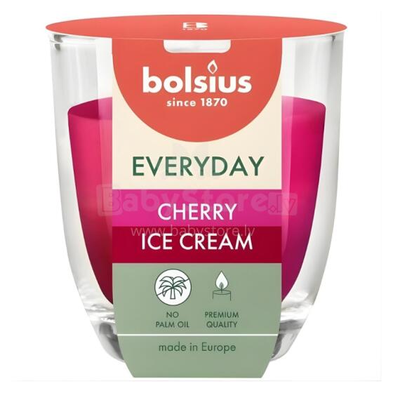 Svece arom. stikla gl. Everyday &Oslash;80x70mm cherry icecream 
