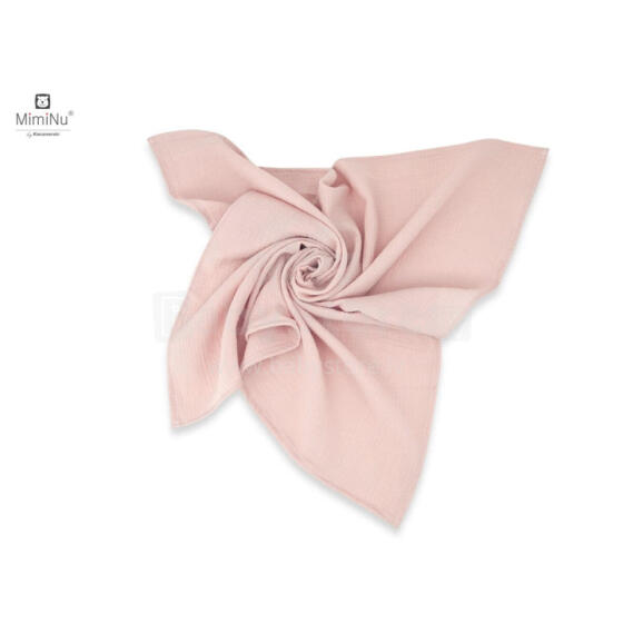 KIECZMERSKI Muslin Cloth 30x30 cm COTTON 100% Powder Pink 2-Pack
