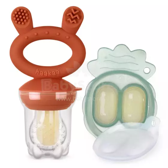 Haakaa Fresh Food Feeder Mini Combo Art.BHK154-C Cooper Silicone strainer for feeding fresh vegetables (Nibbler)