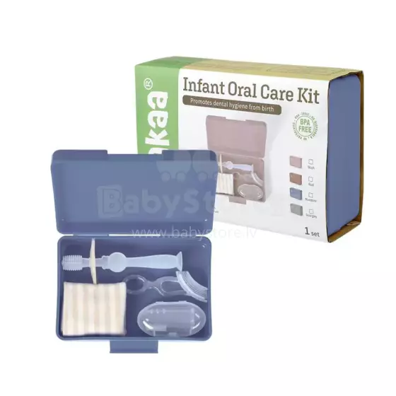Haakaa Infant Oral Care Kit Art.BHK024-BL Bluestone