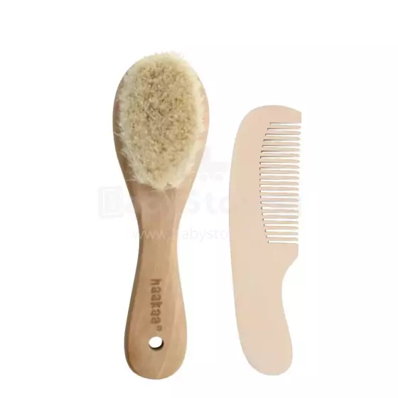 Haakaa Wool Baby Hair Brush Art.SGE012
