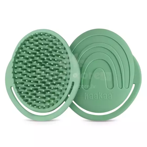 Haakaa Silicone Shampoo Brush Art.SGE050-PG Pea Green Silicone Shampoo Brush