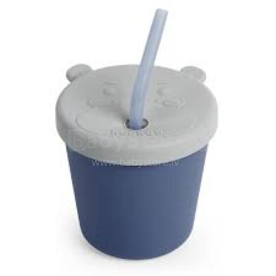Haakaa Silicone Sippy Cup Art.BHK151-BS Blue  Silicone educational mug, 150 ml.