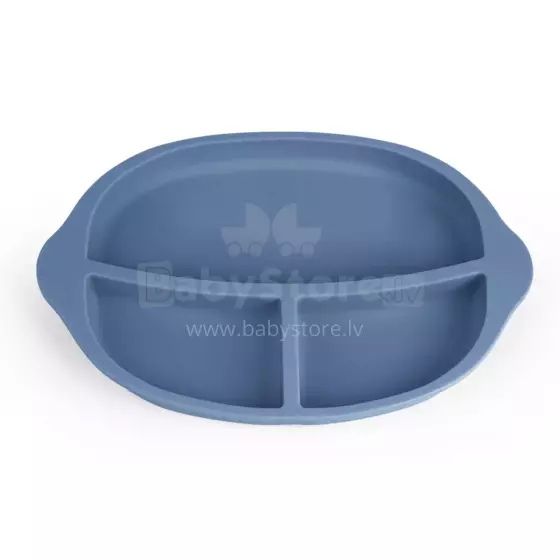 Haakaa Silicone Divided Plate Art.UTE27-B Blue Plate