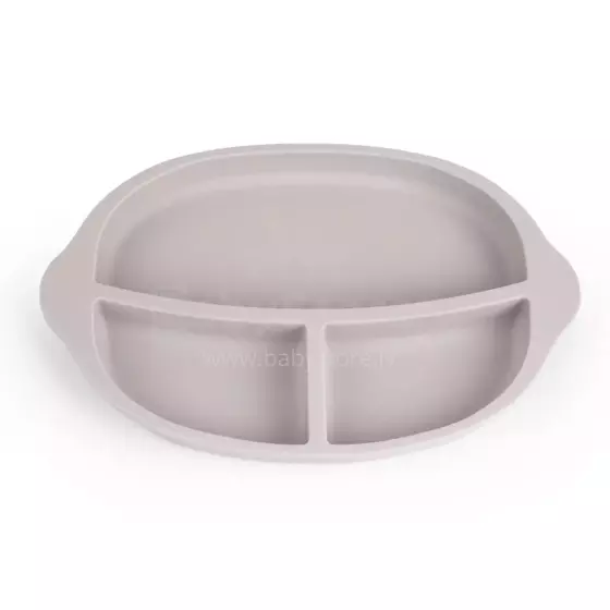 Haakaa Silicone Divided Plate Art.UTE27-S Suva Grey Plate