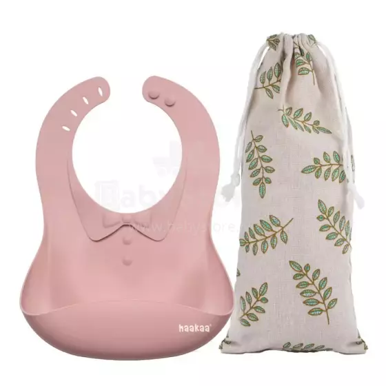 Haakaa Silicone Bib Art.UTE63-BH Blush Silikona priekšautiņš
