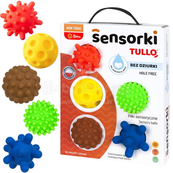 TULLO 800 Sensory Balls Sensorki 5 pcs without hole
