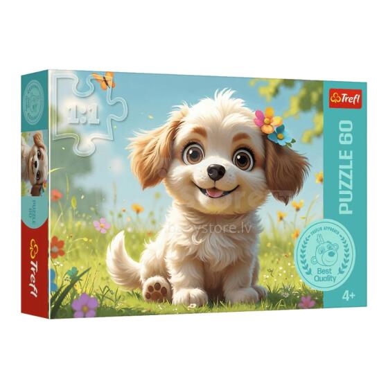 TREFL 17408 Пазл 60 Будь щенком!