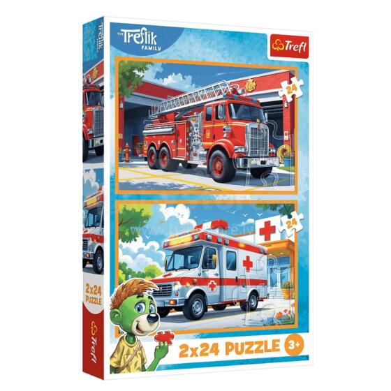 TREFL 34447 Пазл 2x24 В стране радости