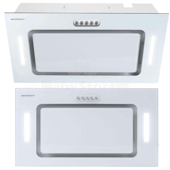 Under-cabinet kitchen hood 52cm white BE-52A