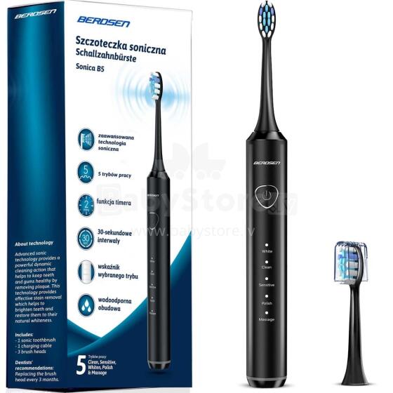 Sonic Toothbrush Sonica B5 Black