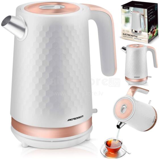 Electric kettle 1.7l Berdsen BD-705 white-copper