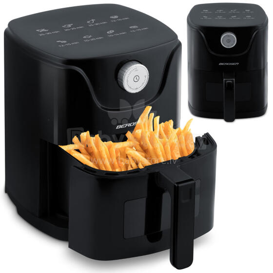 Фритюрница без масла Air fryer Berdsen BD-654 черная
