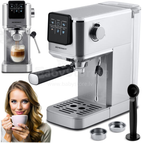 Berdsen BD-770 Silver 20 Bar Espresso Machine