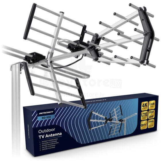 Virziena āra antena TV ultra HD 4K Berdsen BD-950