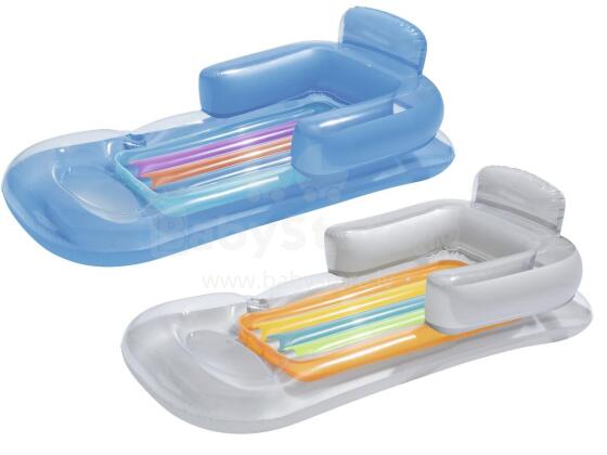 Gaisa matracis, krēsls, atpūtas krēsls 161 x 84 cm Bestway 43028 sudraba
