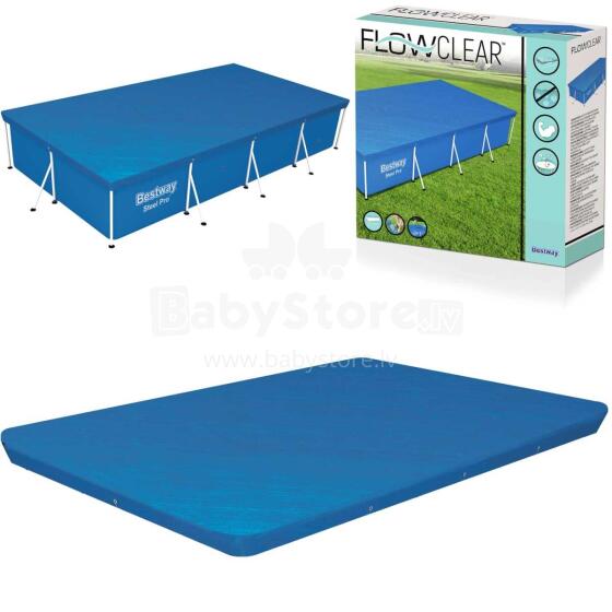 Vāks Frame Pool 400 x 211 cm Bestway 58107