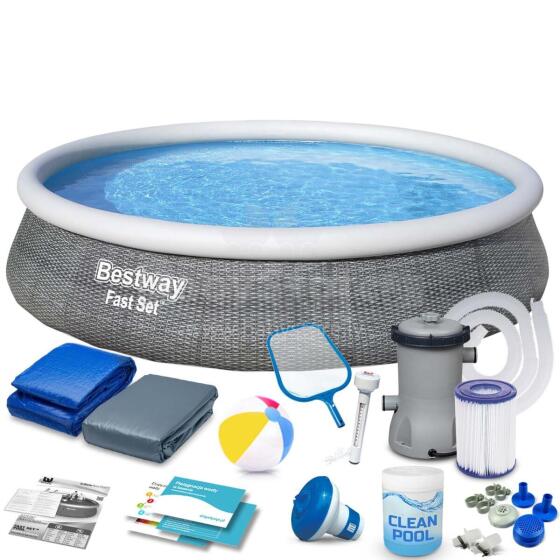 Bestway 57376 16-in-1 Inflatable Pool 396 x 84 cm